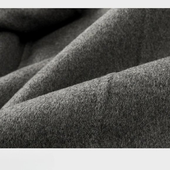 Light Luxury - Men's Mid-length Double-sided Wool Down Jacket - Picture 12 of 16